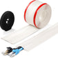 16.4ft Cord Cover Floor, Soft PVC Cord Covers for Wires on Floor, Self-Adhesive Floor Cable Cover Cord Hider, Floor Cable Management Cable Protector for Commercial Office Carpet/Floors/Wall White