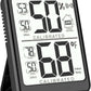 Antonki Room Thermometer, Digital Small Hygrometer Indoor Thermometer Humidity Gauge, Temperature Humidity Meter with Max/Min Record Monitor Sensor for Home, Plants - Battery Included