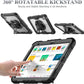 SEYMAC stock Case for iPad (A16) 11th/10th Generation 11''/10.9'' 2025/2022, Full-Body Drop Protection Case with Screen Protector &360° Rotate Hand Strap/Stand, Transparent+Black