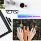 Black Aesthetics Desk Mat Mouse Pad Large Gaming Mouse Pad Desk Pad Mousepad, Mystical Green Plant Computer Laptop Keyboard and Mouse Mat, Desktop Protector Mat for Women Girl Office 31.5x15.8 in