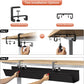 Univivi No Drill Under Desk Cable Management Tray, 48" Cord Organizer for Table, Clamp/Screw Mount Desk Cable Management, Premium Fabric Cable Management Tray for Office, Home (Extra Large)