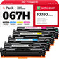 067H 067 Toner Cartridge Set 4-Pack MF656Cdw MF654Cdw High Capacity Compatible for Canon 067 067H Works for Color imageCLASS LBP632Cdw LBP633Cdw MF652Cdw MF653Cdw Printer Ink Black Cyan Magenta Yellow