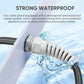 Strain Relief Cord Connector,LISTENJIALE 5Pcs NPT 1" Waterproof Cable Gland Flex Spiral Strain Relief Adjustable 18-25mm Cable Connector Nylon Joint with Gaskets(Grey)
