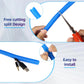 Split Wire Loom Tubing, 10,25ft Cord Protectors from Pets No Chew, Flexible Wire Covers Cord Protectors, Protective Split Cable Sleeve for Automotive Home Industrial Wires(Blue, 0.98inch-10ft)