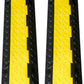 CXRCY Cable Ramp 2 Pack of 3 Channel PVC Rubber Cable Protector, 44000lbs Capacity Heavy Duty Speed Bumps Hose Cord Protector Ramps for Wire Hose Pipe Hider Driveway Outdoor