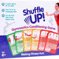 Shuffle Up Gymnastics Card Games - 70+ Fun & Active Skills Cards for Kids, Fitness Cards Develop Fundamentals, Stamina & Strength, Easy to Play for Kids | Multiple Skills Level Cards Include 2 Dices