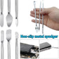 Spudger Pry Tool Kit 8 Piece Opening Tool, Metal Spudger Tool Kit, Ultra-Thin Prying & Open Tool for iPhone, Laptop, iPad, Cell Phone, MacBook, Tablet, Computer, Electronics Repair