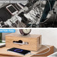 3PCS Wooden Cable Management Box Kit Wooden Cable Hider Storage Box Cord Organizer to Hide Cords & Wires for Desk Organization Protector Box for Home Office Kitchen Desk TV Computer Wires (S + M + L)