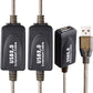 LDKCOK USB 2.0 Type A Male to A Female Active Repeater Extension Cable 100ft, High Speed 480 Mbps