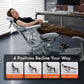 LiberNovo Dynamic Ergonomic Desk Chair + StepSync Footrest Bundle - Comfy Home Office Chair with Adaptive Lumbar Support, 160° Recline & Built-in Spine Stretch, Black+45cm