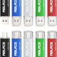 ABLAZE 8GB Type C Flash Drive 10 Pack, Dual USB 2.0+USB C Memory Stick Thumb Drive Compatible with iPhone 16/15, Android Smartphone, Computers, Tablets, Mac,iPad,PC