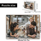 Custom Puzzle from Photos - Personalized 1000/500/300/200/120 Piece Jigsaw Puzzle for Adults & Kids, Unique Wooden Gift for Christmas, Wedding, Anniversary, Birthday