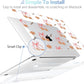 MEEgoodo Case for MacBook Pro 13 inch Case 2022 2021 2020 New A2338 M2/M1 A2251 A2289, Laptop Hard Shell with Keyboard & Camera Cover Compatible with 13 inch MacBook Pro, Cute Dog & Bows
