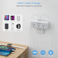 Multi Plug Outlet Extender, USB C Wall Charger, TESSAN Wall Plug Splitter with 5 Outlets and 3 USB, Electrical Power Expander with Surge Protector Spaced for Home Office Dorm Room