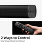 Sound Bars for TV 16-inch, Cinematic TV Sound Bar with Impactful Bass, Bluetooth Soundbar for TV with Remote Control, Wall Mountable TV Speakers Sound Bar Work with Traditional or Smart TV