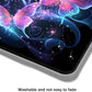 Mouse Pad, Cute Glitter Butterfly Mouse Pads for Desk, 9.5" x 7.9" Non-Slip Rubber Base Computer Mousepad with Women, Portable Square Design for Wireless Mouse and Pad Laptop Office & Travel