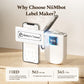 NIIMBOT D11 Bluetooth Label Maker 300 DPI Portable Label Printer with 3Rolls Labels