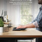 ProtoArc Ergonomic Keyboard Mouse, EKM01 Plus Full Size Wireless Bluetooth Ergo Keyboard Mouse Combo, Cushioned Palm Rest, Split Design, Rechargeable, Compatible for Windows, Mac OS - Gray and Black
