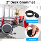 40 Pack 2 Inch Desk Grommet, Plastic Cable Hole Cover Bulk for PC Desk, Flexible Wire Organizer Cable Cord Management for Home Office, Black