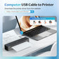 iDPRT Portable-Printer Wireless for Travel, Bluetooth Thermal Printer Support 8.5" x 11" US Letter&A4&A5 Size,300DPI Inkless Printers for Home Use,Compatible with Android and iOS Phone&Laptop,Black