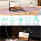 YSAGi Leather Desk Protector, Office Mat, Large Mouse Mat, Non-Slip PU Leather Blotter, Laptop Desk Pad, Waterproof Writing Pad for Office and Home (Pale Mauve, 23.6" x 13.8")