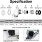 LeMotech M16 Cable Gland, 90 Degree Adjustable 6-10mm Strain Relief, Cord Connectors Nylon Joints with Gaskets, 6 Pcs, Black