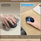 Wireless Trackball Mouse, Ergonomic Bluetooth Rechargeable Computer Mouse, Backlit Rollerball Thumb Laptop mice with 5 Level DPI, Adjustable Angle, 3 Devices Connection for PC, Windows - Blue Ball