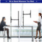 HUANUO Monitor Arm Desk Mount, Fully Adjustable Stand Computer Mount for 13-32 In Screen, Ultra Wide Screen to 38In, Single Extra Tall 39 Inch Monitor Stand Holds up to 22lbs with C Clamp/Grommet Base