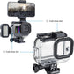SOONSUN Waterproof Case for GoPro Hero 13 12 11 10 9 Black,196FT/60M Underwater Protective Diving Housing with Accessories, Built-in Dual Cold Shoe Mount to Connect Video Light and Microphone