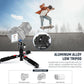 NEEWER Desktop Mini Tripod, 20'' Aluminum Alloy Small Table Top Desk Portable Travel Stand, 360° Ball Head, 1/4" QR Plate for DSLR Camera Camcorder Video Recording, Max Load 11 lbs, Cleaning Cloth