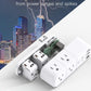 Surge Protector USB Outlet Extender, 6 AC Multi Plug Outlet and 3 USB Ports (1 USB C), 3-Sided Swivel Power Strip Outlet Splitter for Home, Dorm Room Essentials (2 Pack)