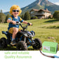 24V 12Ah Battery for Kids Ride-On Toys Compatible with Power Wheels & UTVs | Lightweight Replacement with 2A Charger | 7S4P 29.4V (24V12Ah)