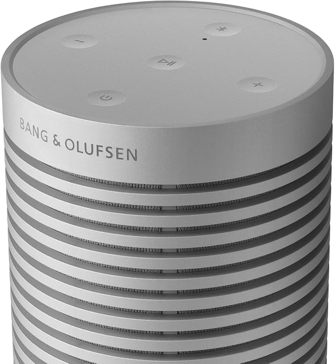 Bang & Olufsen Beosound Explore - Wireless Portable Outdoor Bluetooth Speaker, IP 67 Dustproof and Waterproof, Grey Mist