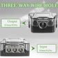 BOJACK 3 Way Power Distribution Connecting Block 1x0/2/4 Gauge Input 3x4/8 Gauge Output Power Distribution Block for Car Amplifier Audio Splitter