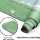Galdas Gaming Mouse Pad XXL XL Large Long Extended Big Mousepad Non-Slip Rubber Keyboard Mouse Pad with Stitched Edges for Laptop Home Office (31.5x11.8x0.08 Inch) … (Clouds and Green)