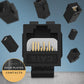 Everest RJ45 CAT6 Keystone Coupler (48-Pack) - Black Ethernet Connectors