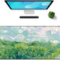 Galdas Gaming Mouse Pad XXL XL Large Long Extended Big Mousepad Non-Slip Rubber Keyboard Mouse Pad with Stitched Edges for Laptop Home Office (31.5x11.8x0.08 Inch) … (Summer Cure)