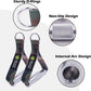 J Bryant Fitness Metal Gym Handles for Cable Machine Attachment Heavy Duty Aluminum Alloy Handle Grips Durable Workout Handles for Resistance Bands Pulley LAT Pull Down System