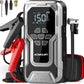 Jump Starter with Air Compressor, 6000A Car Battery Jump Starter (All Gas/10.0L Diesel), 150PSI Tire Inflator, 12V Jumper Pack with LCD Display & LED Light, Portable Air Pump, 21800mAh Battery