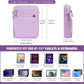 MoKo 9-11 Inch Tablet Sleeve Bag, Fits 11 inch iPad Air M3, iPad A16 2025, Pro 11 M4, 10/9/8/7th, Tab S8/S9 11, Multifunctional Bag with Shoulder and Headphone Port, Purple