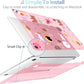 MEEgoodo Case for MacBook Pro 13 inch Case 2022 2021 2020 New A2338 M2/M1 A2251 A2289, Laptop Hard Shell with Keyboard & Camera Cover Compatible with 13 inch MacBook Pro, Space & Animals