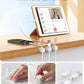 Cord Organizer, Rotatable Cable Organizer 8 Pack, No-Residue Adhesive Spring Cable Clips, Cord Holder for Nightstand, Kitchen, Office Accessories and Car (White)