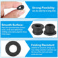 PATIKIL 10.5mm / 7/16 Inch Drill Hole,5/16 Inch ID Rubber Grommets, 12Pcs Top Hat Grommet for Wiring Eyelet Ring Gasket Automotive Firewall Cable Hole Plugs Wires Protection, Black