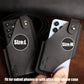 Topstache Leather Phone Holster with Magnetic Closure, Belt Clip Loop Case for iPhone & Samsung, Black, Medium