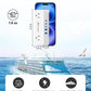 5 USB(3 USB C) Travel Power Strip- 5Ft Short Extension Cord with 5 USB Charging Station 24W/4.8A and 4 Wide Outlets, Compact Flat Plug Small Extension Cord for Travel Cruise College Dorm Office White