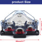 1pc Distribution Block 1 in 3 Ways Out Power Distribution Block Car Audio 1x4 Gauge Input 3x8 Gauge Output Ground Distribution Block for Automotive