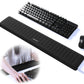 UnivoColors PostureUp L-Shaped Desk Long Wrist Rest Elbow, Non-Slip, Memory Foam, Desk Edge Support, Ergonomic Design for Long-Hour Work (23.6 * 3.9 inch One-Piece Design,Black)