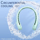 FrSara Neck Fan,Personal Fans for Your Neck, Adjustable, 360° Cooling, Super Quiet, No Blade Fan Design, No Hair Twisting, Even Air Volume On Both Sides, Non-Slip, Short Charging, Long Use Time