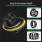 1-3/8"(35mm) Black Snap-in Knockout Insulating Bushing Grommets, Plastic Cable Hole Grommet for Wiring, Round Nylon Snap in Locking Electrical Wire Cord Hose, Tubing Bushings Grommets, 20pcs