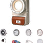 Iris Portable LED Photography Light Creator Kit with LCD Display, App Control, CRI/TLCI 96+, 2700-6500K Bi-Color On Camera Light for Content Creators, 5W